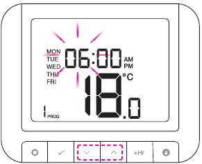 Thermostaat Uur Instellen