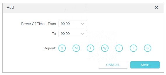 Power Schedule - Stap 2