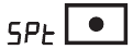 Pictogram dat wordt weergegeven op het LCD-scherm wanneer spotmeting actief is.