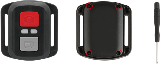 CR2032-BATTERIJ VERVANGEN VOOR BRAVE 4 PRO AFSTANDSBEDIENING - Stap 1