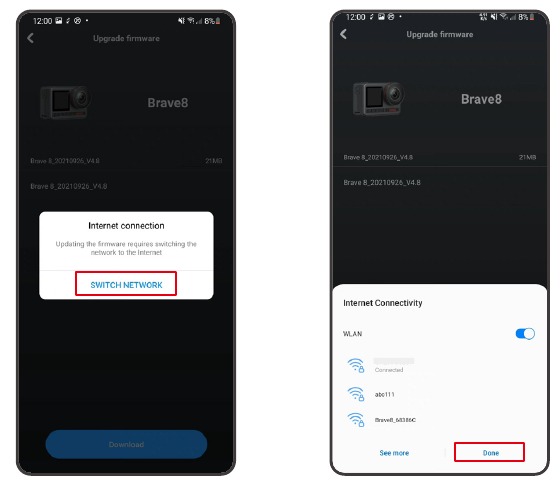 VERBINDING MAKEN MET APP - Stap 7