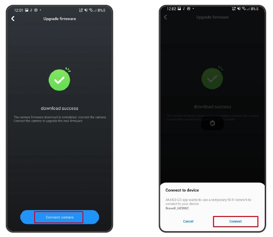 VERBINDING MAKEN MET APP - Stap 8