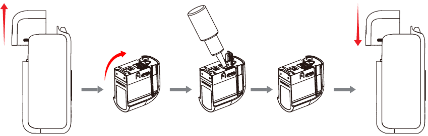 E-liquid in capsule vullen