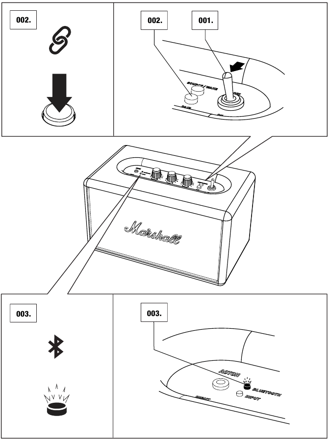 VERBINDEN VIA BLUETOOTH (KOPPELEN) - Stap 1
