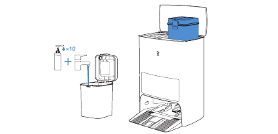 DEEBOT opladen - Stap 3