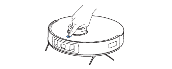 DEEBOT bedienen - Stap 1