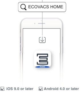 Download de ECOVACS-app