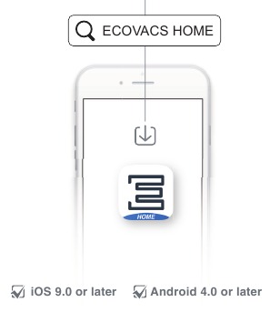 Download de ECOVACS-app