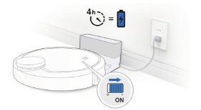 Snelstartgids - DEEBOT opladen