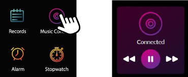 Telefoonmuziek bedienen