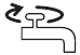 Pictogram 'Waterkraan gesloten'