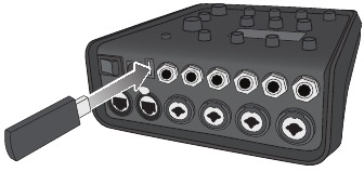 Een flashdrive op de T4S/T8S aansluiten
