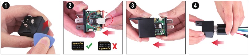 SIM-kaart installatie
