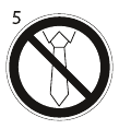 Kleding uit de buurt van de toevoer