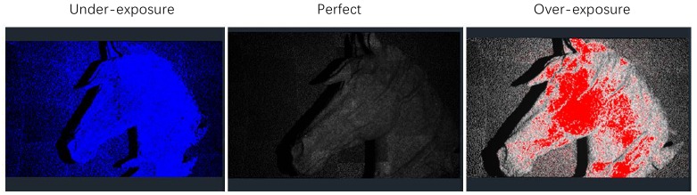 De helderheid aanpassen in de dieptecamera