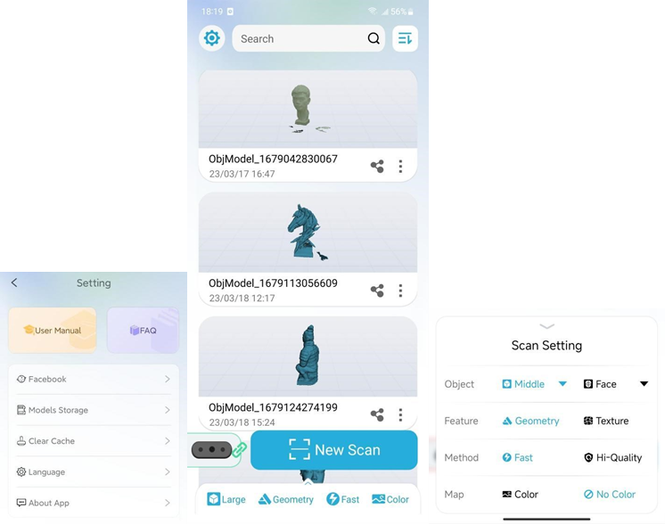 Handleiding voor APP - Startpagina