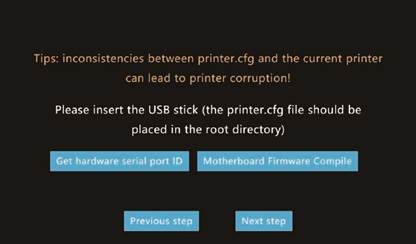 Toegang tot Printer Firmware Tools - Stap 3