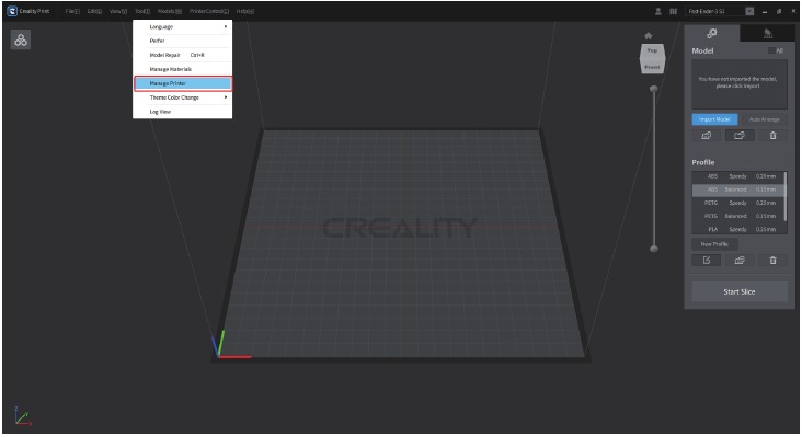 SuperSlicer 2.3.5 - Stap 2