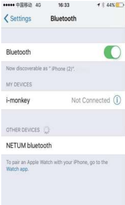 Koppelen met uw IOS-apparaat - Stap 1