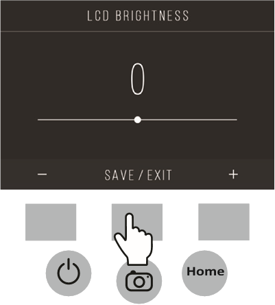 LCD BRIGHTNESS - Stap 3