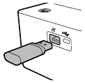 Flashstation aansluiten