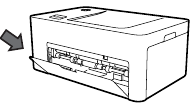 Cassetteklepje van de printer openen