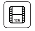 Voor 126-film, film met een beeldformaat van 28 x 28 mm