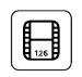 Geselecteerde filmgrootte weergegeven in voorvertoning: 126-film