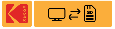 Geeft aan dat de SD-kaart en de computer succesvol zijn verbonden