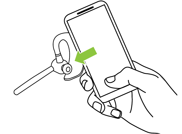 Verbinden met je smartphone via NFC