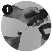 Onderdelen van de Cuprinol Fence Sprayer