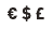 Sneltoets valuta