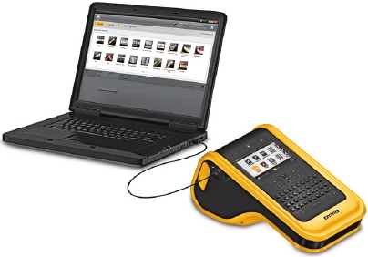 De labelmaker op uw computer aansluiten