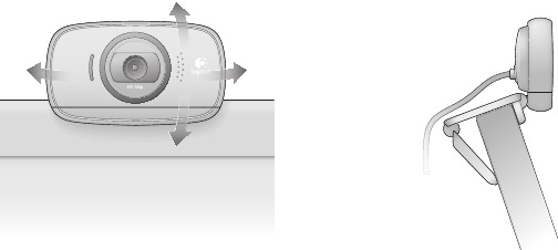 Instellen - Stap 2 - Webcam plaatsen