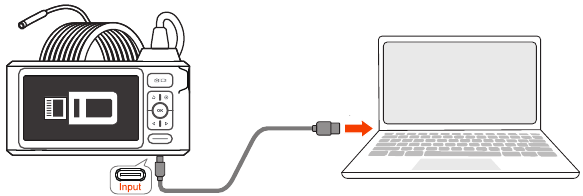 Bestanden naar computer kopi&euml;ren - Door het apparaat aan te sluiten