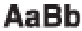 Vetgedrukt lettertype