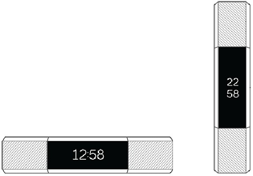 Ori&euml;ntatie van het OLED-scherm van het apparaat