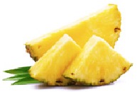 Kom gebakken rijst met ananas