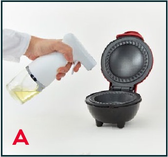 UW APPARAAT GEBRUIKEN - Stap 1 - Spray met kookspray
