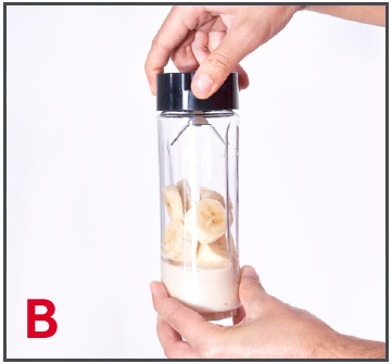 UW MIGHTY MINI BLENDER GEBRUIKEN - Stap 2