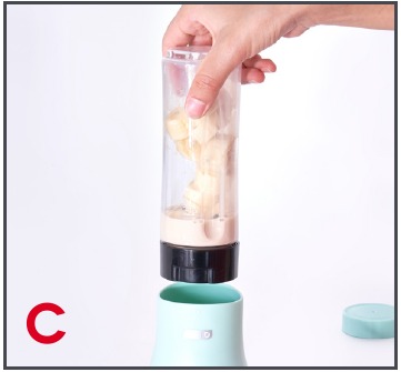 UW MIGHTY MINI BLENDER GEBRUIKEN - Stap 3