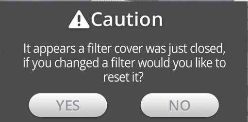De filters resetten - Stap 1