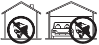 Gebruik de generator NOOIT in een huis of garage, ZELFS NIET als deuren en ramen open zijn.