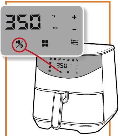 Uw Airfryer gebruiken - Stap 2