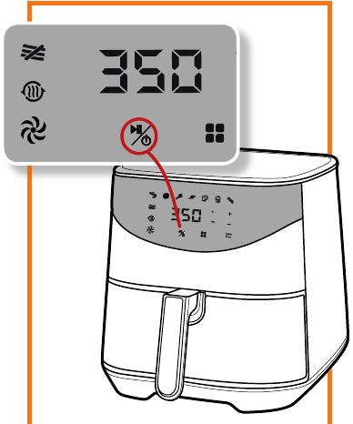 Uw Airfryer gebruiken - Stap 5