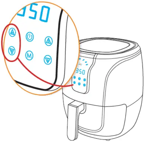 Gebruik - Stap 5 - Tik op het aan/uit-pictogram