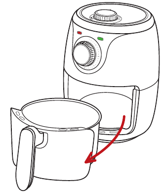 Uw Air Fryer gebruiken - Stap 5