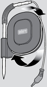 Thermometer opbergen