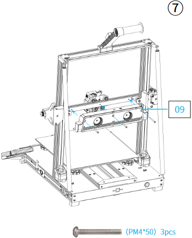 Machine-installatie - Stap 7