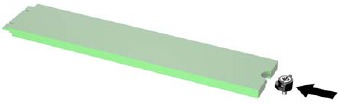Aanvullende M.2-modules installeren - Stap 4